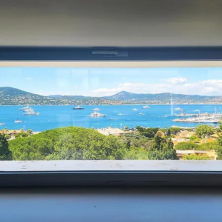 Apartment La Rotonda - Incredible Mediterraneen And St Tropez View 360! Centre 5 Mns Saint-Tropez